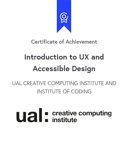 My notes from FutureLearn’s Introduction to UX and Accessible Design Course